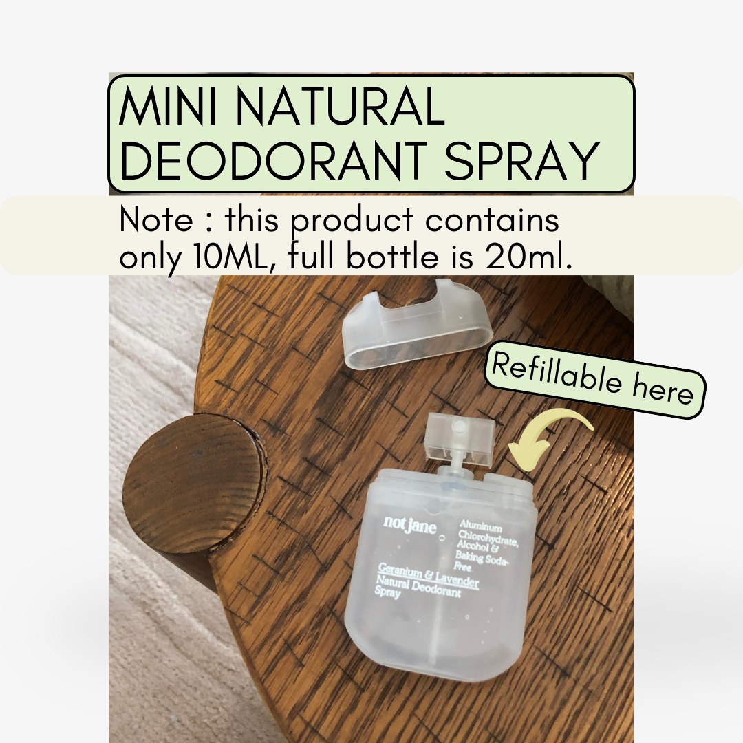 Pocket Mini Trial Natural Deodorant Spray 10ml