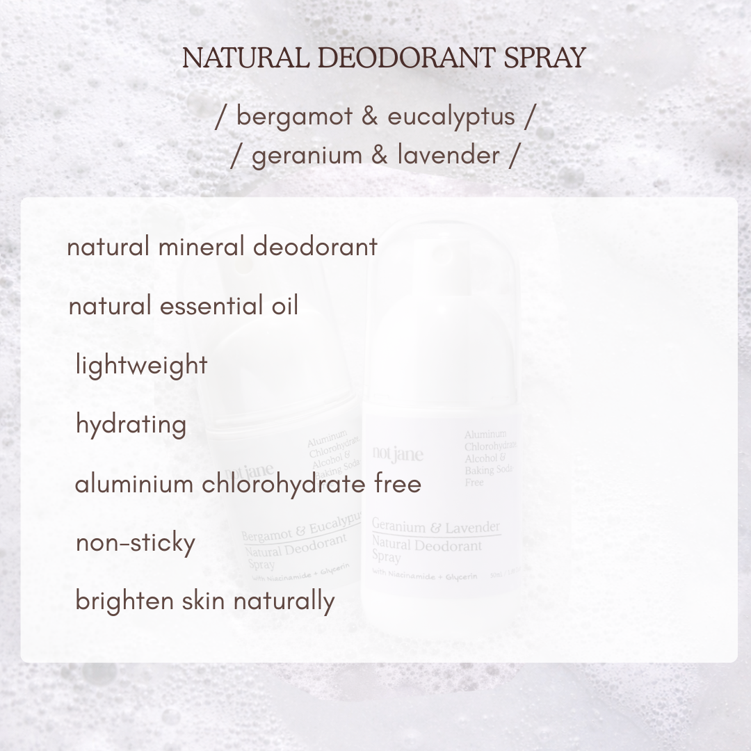 Natural Deodorant Spray Bergamot & Eucalyptus 50ml